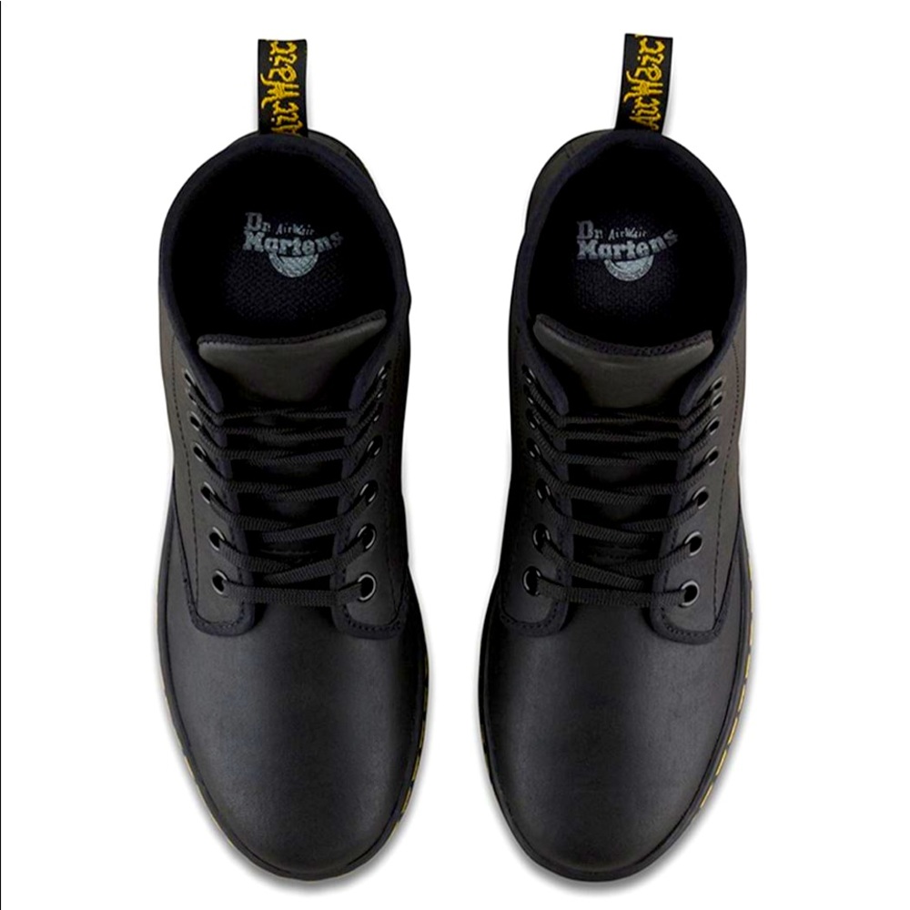 Dr marten black soft low boots